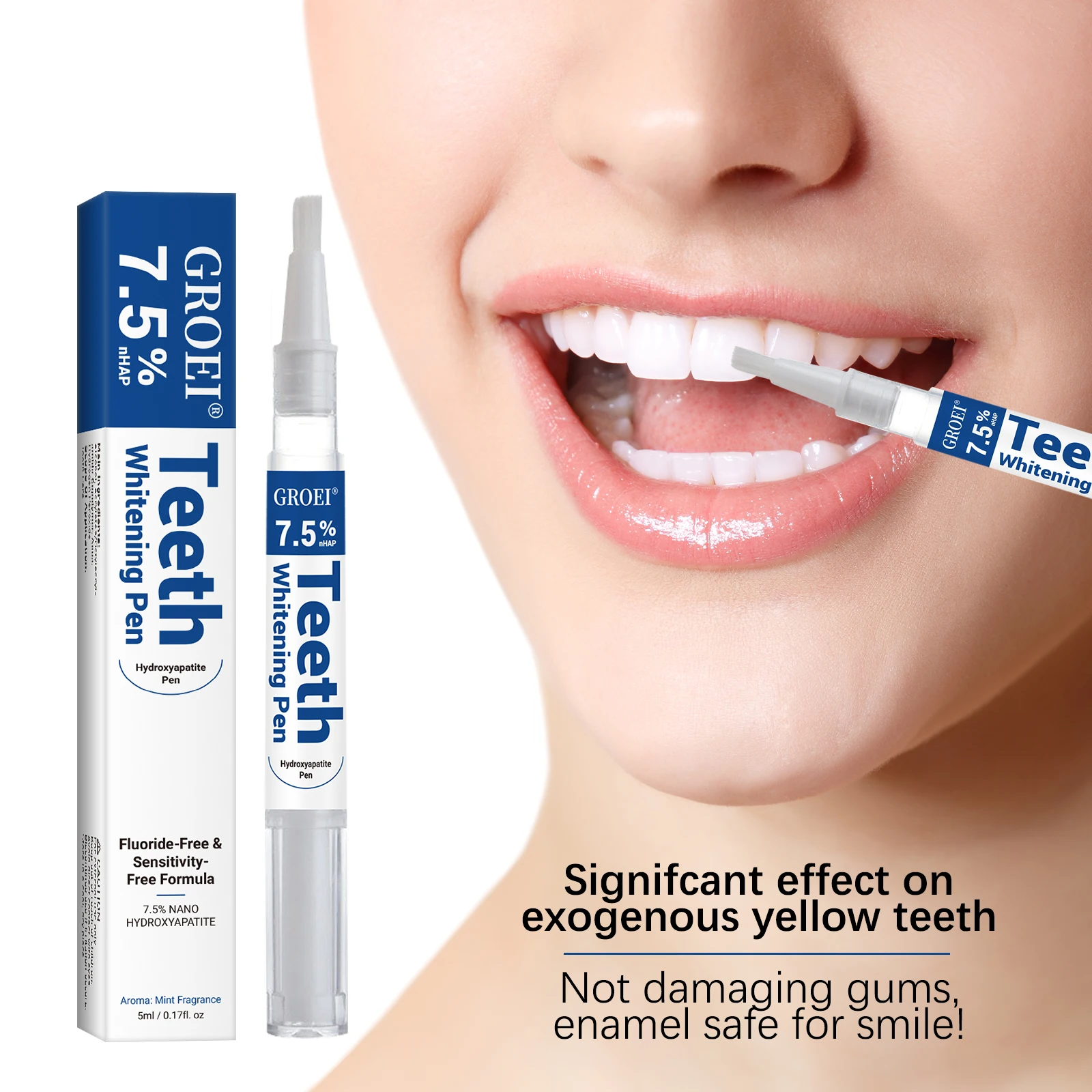 Teeth Whitening Gel Pen - Hidroksiapatit Diş Beyazlatma Kalemi Göz Kamaştırıcı