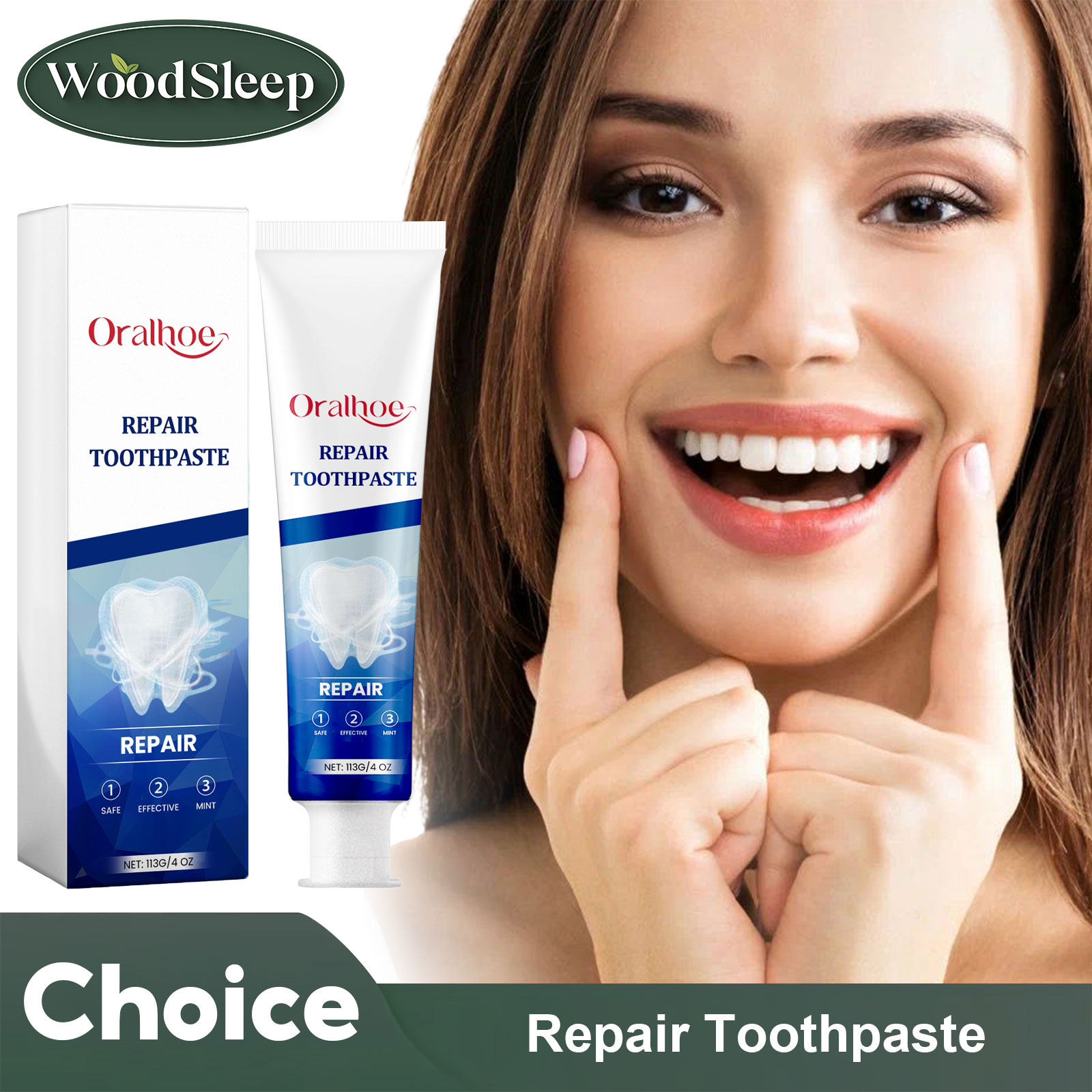 Teeth Whitening Paste - Florür içermeyen diş macunu diş çürük
